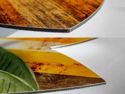 DECLINA, planche de surf décorative, décoration murale, surf déco, alu-dibond, Planche Surf Déco Équilibre Naturel, 100x30 cm