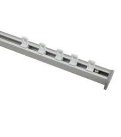 DECORAIL - Tringle Rail Rideau Discret 2 m - Aluminium