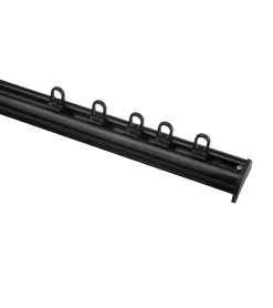 DECORAIL - Tringle Rail Rideau Discret 2 m - Aluminium