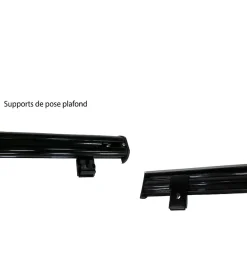 DECORAIL - Tringle Rail Rideau Discret 1 m - Aluminium