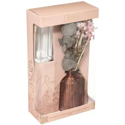 Diffuseur de parfum - fleurs sechées Edi - 100ml - Rose- Atmosphera
