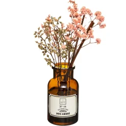 Diffuseur de parfum fleurs séchées bois ambré 100ml Atmosphera