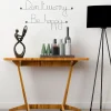 Don't worry Be Happy - Sculpture fil de fer 50-60 cm - Bijoux de mur