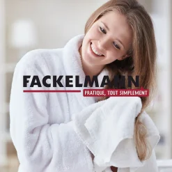 Double crochet pour paroi de douche en inox Fackelmann Tecno