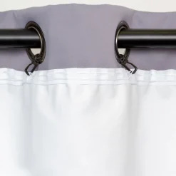 Doublure occultante et thermique pour rideau blanc Moondream L.240 x l.135cm Rocle