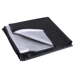 Doublure thermique face intérieure métallisée et face visible noire L.240 x l.135 cm