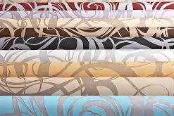 EDEM 81136BR25 Papier peint à motifs graphiques gaufré accents métalliques 10,65 m