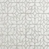 EDEM 85074BR35 Papier peint à motifs graphiques légèrement texturé accents métalliques 5,33 m2