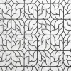 EDEM 85074BR30 Papier peint à motifs graphiques légèrement texturé accents métalliques 5,33 m2