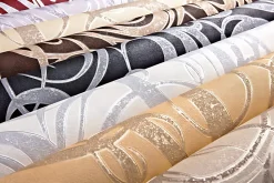 EDEM 81136BR29 Papier peint à motifs graphiques gaufré accents métalliques 10,65 m