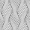 EDEM 85030BR36 Papier peint à rayures légèrement texturé accents métalliques 5,33 m2