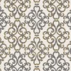 EDEM 85037BR33 Papier peint baroque texturé accents métalliques 5,33 m2
