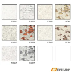 EDEM 807DN40 Papier peint aspect crépi légèrement texturé mat 10,65 m2