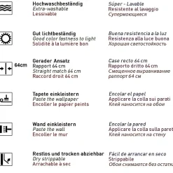 EDEM 807DN47 Papier peint aspect crépi légèrement texturé mat 10,65 m2