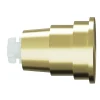 Embout bouchon plat pour barre à rideau Easy-Fit Elasa métal doré Ø19mm GoodHome