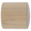 Embout bouchon pour barre à rideau Symi bois de frêne beige naturel Ø28mm GoodHome