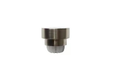 Embout bouchon pour barre à rideau 28 mm Athens GoodHome gris