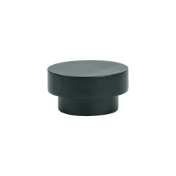 Embout bouchon pour barre à rideau GoodHome 19 mm Araxos noir