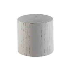 Embout bouchon pour barre à rideau GoodHome 28 mm Chalki blanc