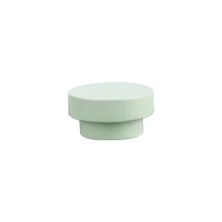 Embout bouchon pour barre à rideau GoodHome 19 mm Anafi blanc