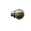 Embout boule pour barre à rideau GoodHome 19 mm Antiki or