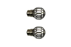 Embout boule pour barre à rideau Marrakech GoodHome 28 mm Antiki or
