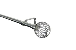 Embout cage pour barre à rideau GoodHome ⌀19cm Olympe gris