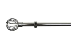 Embout cage pour barre à rideau GoodHome ⌀19cm Olympe gris
