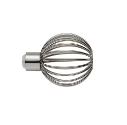 Embout cage pour barre à rideau GoodHome ⌀19cm Olympe gris