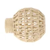 Embout cage pour barre à rideau Volos bois de hêtre blanc Ø28mm GoodHome
