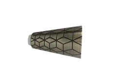 Embout cône gravé pour barre à rideau GoodHome 19 mm Antiki or