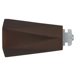 Embout cône pour barre à rideau Easy-Fit Kozani métal marron Ø19mm GoodHome