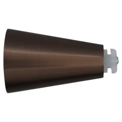 Embout cône pour barre à rideau Easy-Fit Kozani métal marron Ø28mm GoodHome