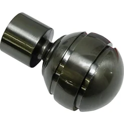 EMBOUTS RIDEAUX GARDINIA CHICAGO - TITANIUM