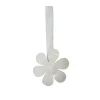 Embrasse à rideau aimanté fleur coloris blanc