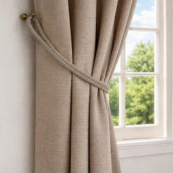 Embrasse à rideau Colours Leiko lien double beige