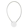 Embrasse à rideaux à rideaux aimantée blanc L.26 x Ø2,5cm