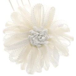 Embrasse à rideaux aimantée 9cm Beige/Crème - Boulet