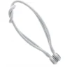 Embrasse à rideaux aimantée 30cm Gris perle - Boulet