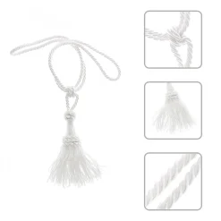 Embrasse à rideaux 45cm Blanc - Boulet
