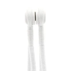 Embrasse à rideaux 30cm Blanc/Argent - Boulet