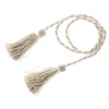 Embrasse à rideaux 80cm Jute/Coton naturels - Boulet
