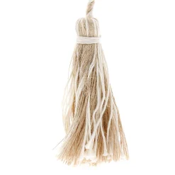 Embrasse à rideaux 80cm Jute/Coton naturels - Boulet