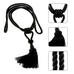 Embrasse à rideaux 70cm Noir - Boulet