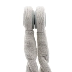Embrasse à rideaux tressée aimantée 30cm Gris - Boulet