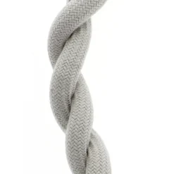 Embrasse à rideaux tressée aimantée 30cm Gris - Boulet