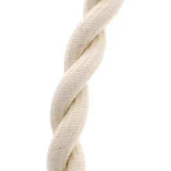 Embrasse à rideaux tressée aimantée 30cm Naturelle - Boulet