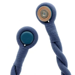 Embrasse à rideaux tressée aimantée 30cm Bleu aviation - Boulet