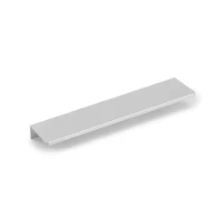 Emuca Lot de 10 poignées pour meubles Picanya, L198mm, entraxe 128mm, Aluminium, Anodisé mat