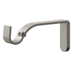 Ensemble barre à rideau industriel extensible chromé Athens GoodHome L. 120/210 x Ø16/19 cm